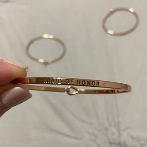 “Maid of Honor” bangle - rose gold